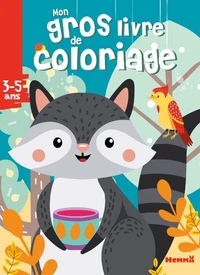 Mon gros livre de coloriage (Raton laveur)