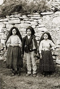 Image des trois bergers de Fatima