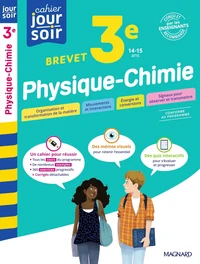 Physique-Chimie 3e Brevet - Cahier Jour Soir