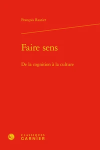 Faire sens