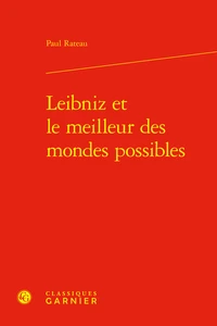 Leibniz et le meilleur des mondes possibles