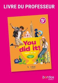You did it! - Anglais 5e - 2026 - Livre du professeur