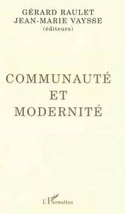 COMMUNAUTE ET MODERNITE