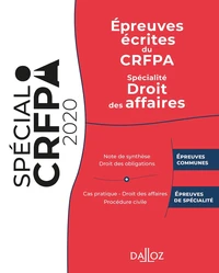 Epreuves écrites du CRFPA