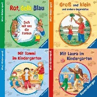Ravensburger Mini-Bilderspaß 72 - Endlich im Kindergarten (4er-Set).