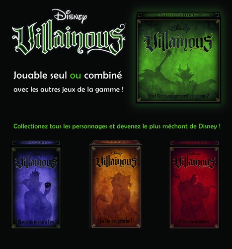 DISNEY VILLAINOUS-EXTENSION 1- MAUVAIS JUSQU'À L'OS