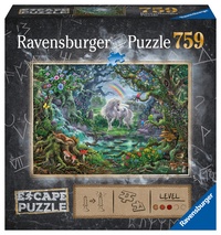 RAVENSBURGER PAPET - Escape puzzle - La licorne