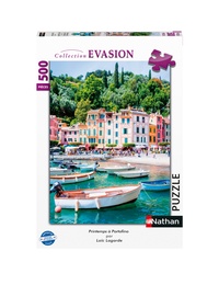 RAVENSBURGER PAPET - Nathan puzzle 500 p - Printemps à Portofino / Loïc Lagarde