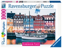 RAVENSBURGER PAPET - Puzzle 1000 p - Copenhague, Danemark (Puzzle Highlights)