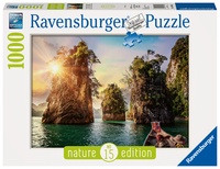 RAVENSBURGER PAPET - Puzzle 1000 p - Lac de Cheow Lan, Thaïlande