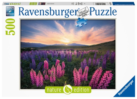 RAVENSBURGER PAPET - PUZZLE 500 P - LES LUPINS (NATURE EDITION)