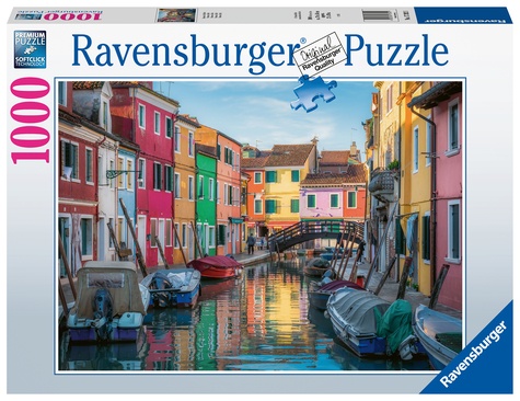 RAVENSBURGER PAPET - Puzzle Burano, Italie (1000 pièces)