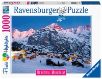 RAVENSBURGER PAPET - Puzzle Highlights L'oberland bernois, Mürren (1000 pièces)