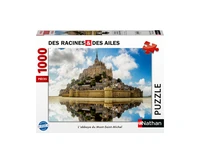 Puzzle L’abbaye du Mont-Saint-Michel / Des racines et des ailes (1000 pièces)
