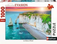 Puzzle Les falaises d'Etretat (1000 pièces)