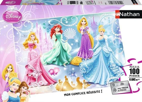 Puzzle Princesses étincelantes / Disney Princesses (100 pièces) de ...