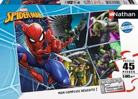 Puzzle Spider-Man contre les méchants / Spider-Man (45 pièces)