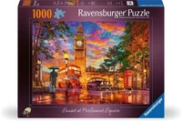 Puzzle Sunset of Parliament Square, Londres (1000 pièces)
