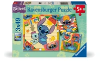 Puzzles Aloha ! / Disney Stitch (3 x 49 pièces)