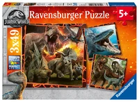 Puzzles Instinct de chasseur / Jurassic World (3 x 49 pièces)