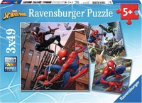 Puzzles Spider-Man en action (3 x 49 pièces)