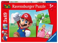Puzzles Super Mario (3 x 49 pièces)