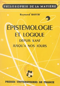 Épistémologie et logique