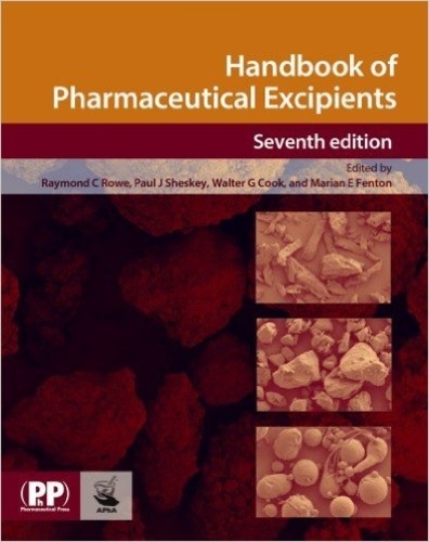 Raymond C. Rowe et Paul J. Sheskey - Handbook of Pharmaceutical Excipients.