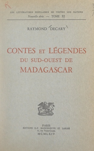 Contes et légendes du Sud-Ouest de Madagascar