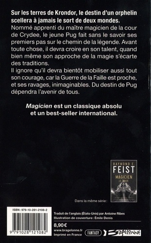 La Guerre de la Faille Tome 1 Magicien. L'Apprenti