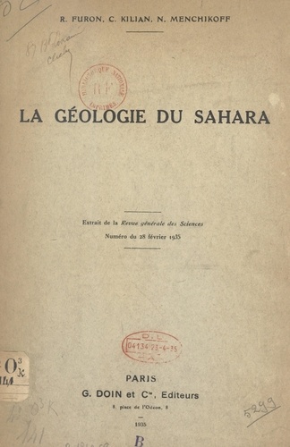 La géologie du Sahara
