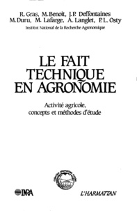 Raymond Gras - Fait technique en agronomie.