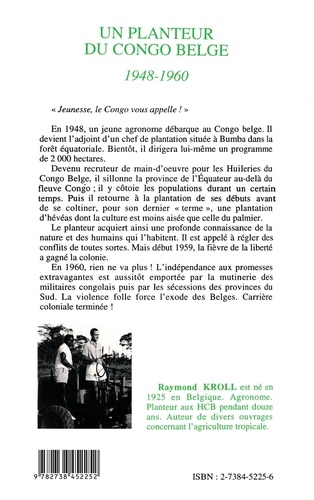 Un planteur du Congo belge, 1948-1960