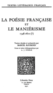 La poésie française et le maniérisme