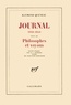 Raymond Queneau - Journal - Suivi de Philosophes et voyous (1939-1940).