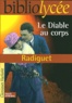 Raymond Radiguet - Le Diable au corps.