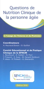Questions de nutrition clinique de la personne âgée à l'usage de l'interne et du praticien