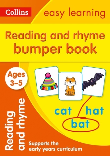 Reading and Rhyme Bumper Book Ages 3-5 - Prepare for Preschool with easy home learning.