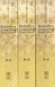 Reallexikon der deutschen Literaturwissenschaft. 3 Bände - Neubearbeitung des Reallexikons der deutschen Literaturgeschichte.