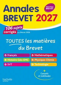 Toutes les matières du Brevet