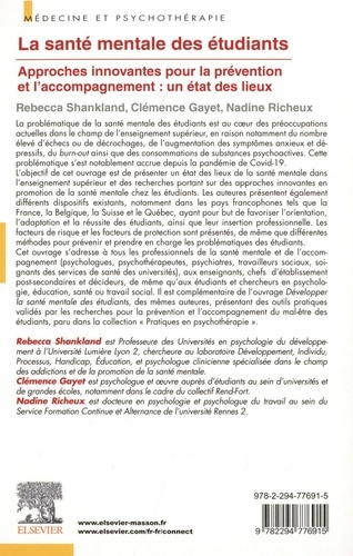 La santé mentale des étudiants. Approches innovantes pour la prévention et l'accompagnement : un état des leiux