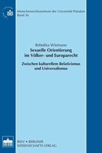 Sexuelle Orientierung im Völker- und Europarecht