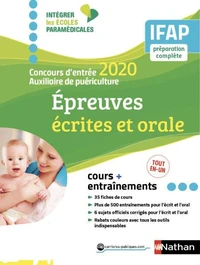 Concours Auxiliaire de puériculture - Ecrit + Oral - 2020