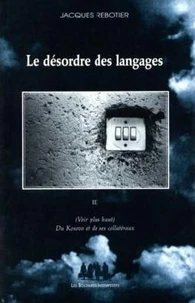Le désordre des langages