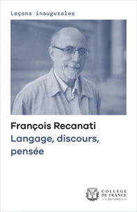 Langage, discours, pensée