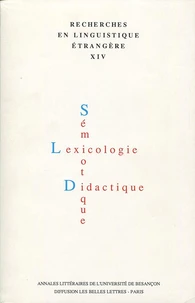 Recherches en linguistique étrangère