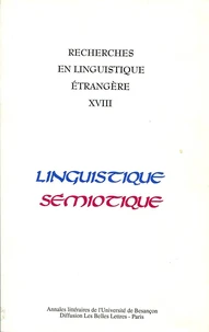 Recherches en linguistique étrangère