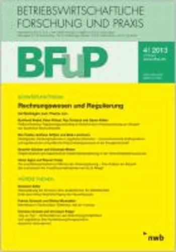 Rechnungswesen und Regulierung - BFuP 4/2013.