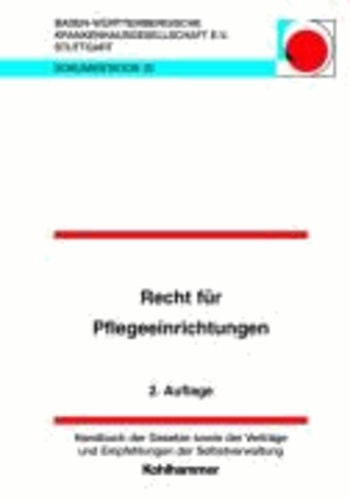 Recht für Pflegeeinrichtungen.