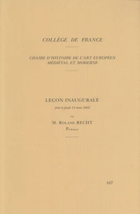 Chaire d'histoire de l'art européen médiéval et moderne